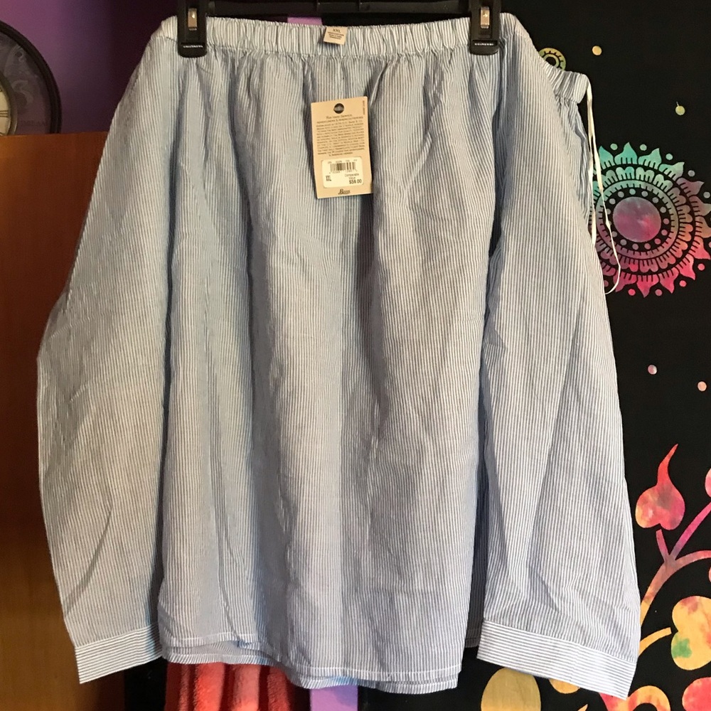 Strapless long sleeve blouse